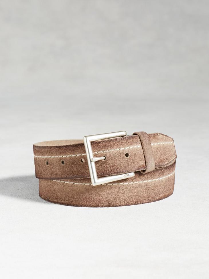Waxed Suede Belt image number 1