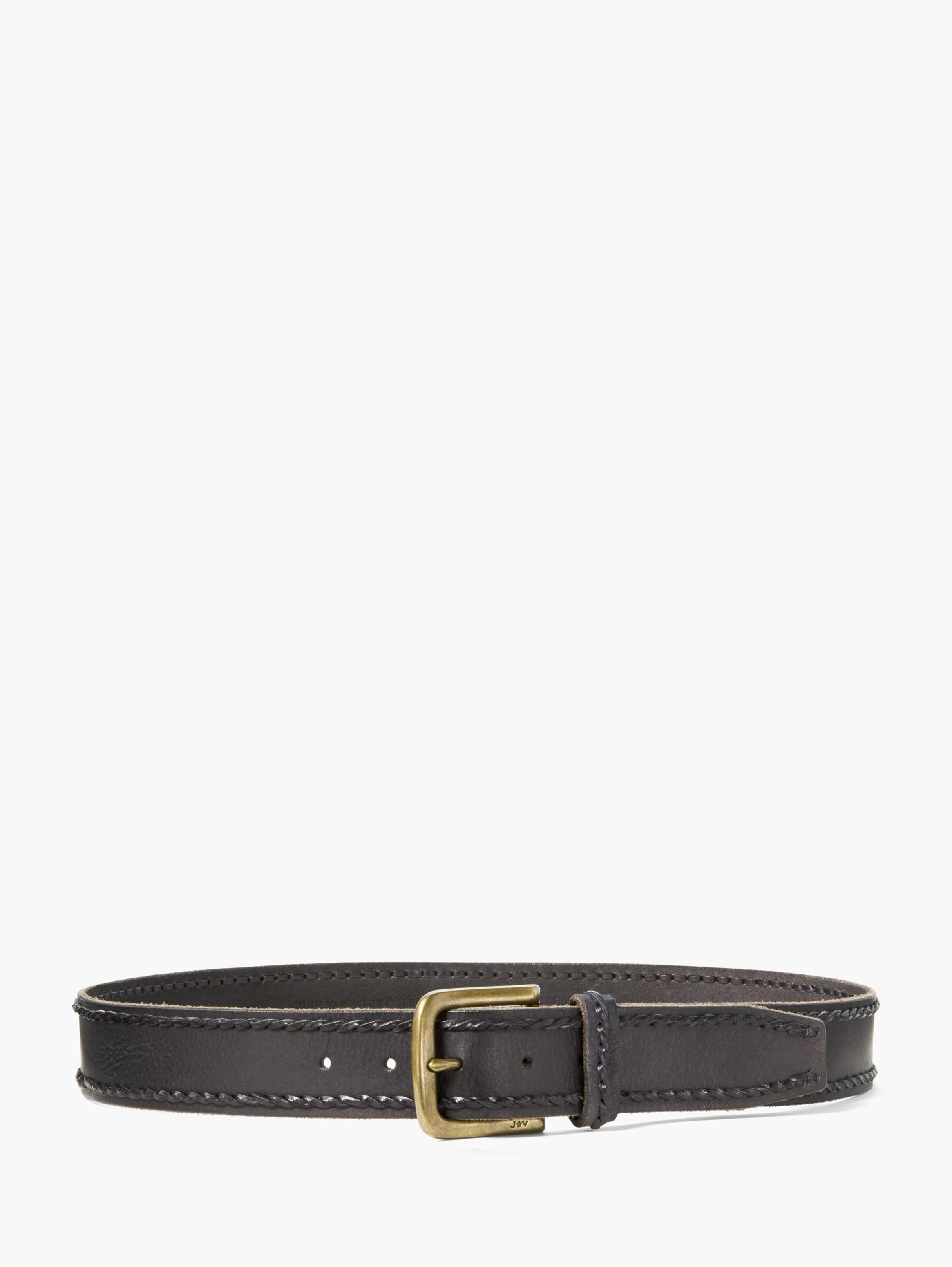 Leather Laced Edge Belt image number 1