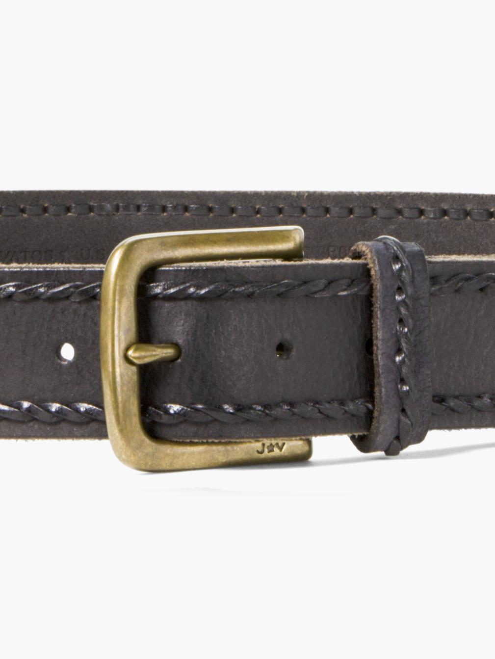 Leather Laced Edge Belt image number 2