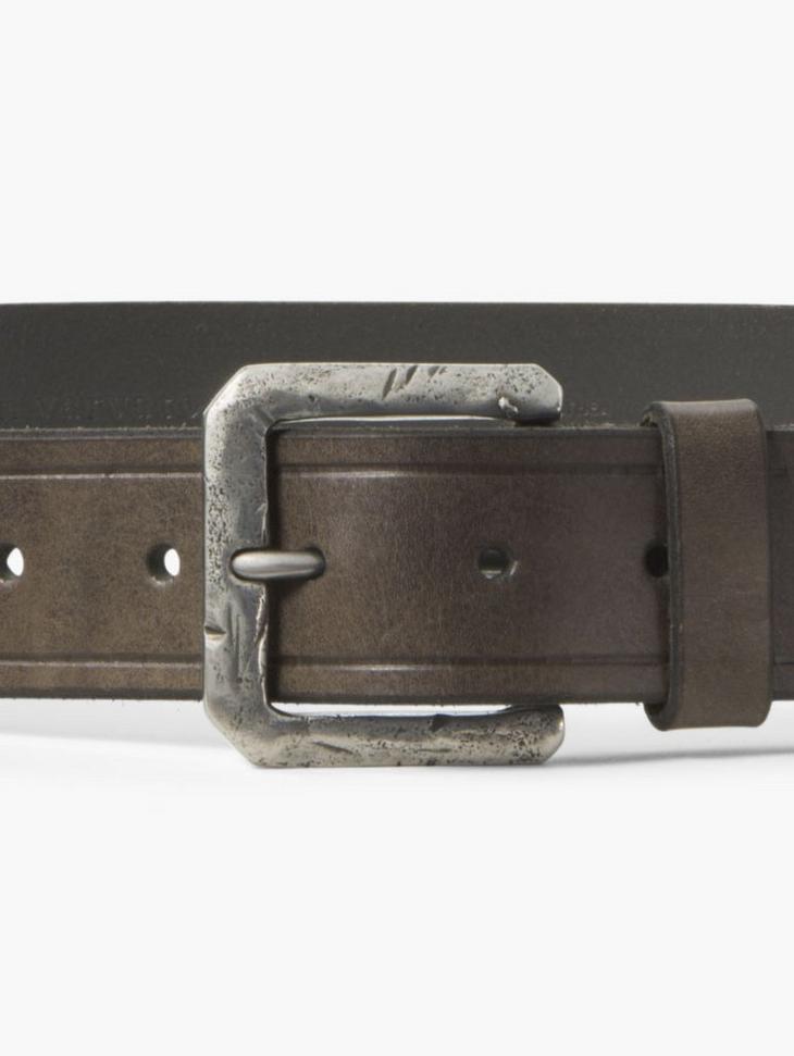 Leather Flat Strap Belt image number 2
