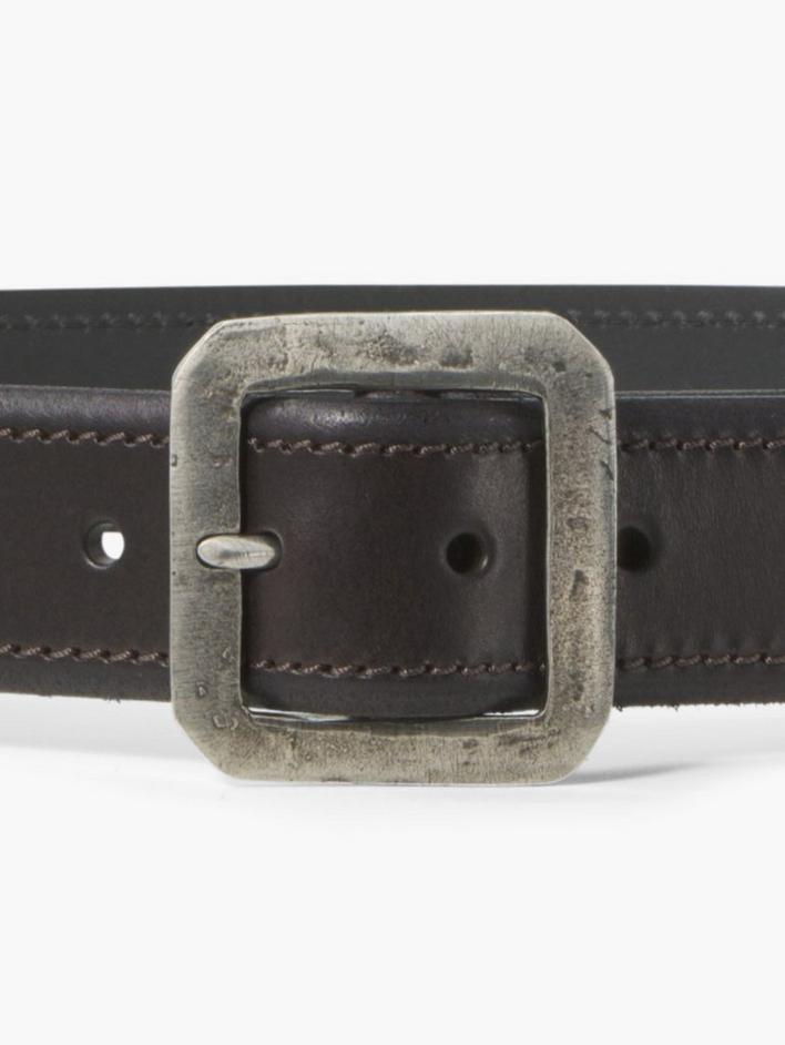 Leather Edge Stitched Belt image number 2