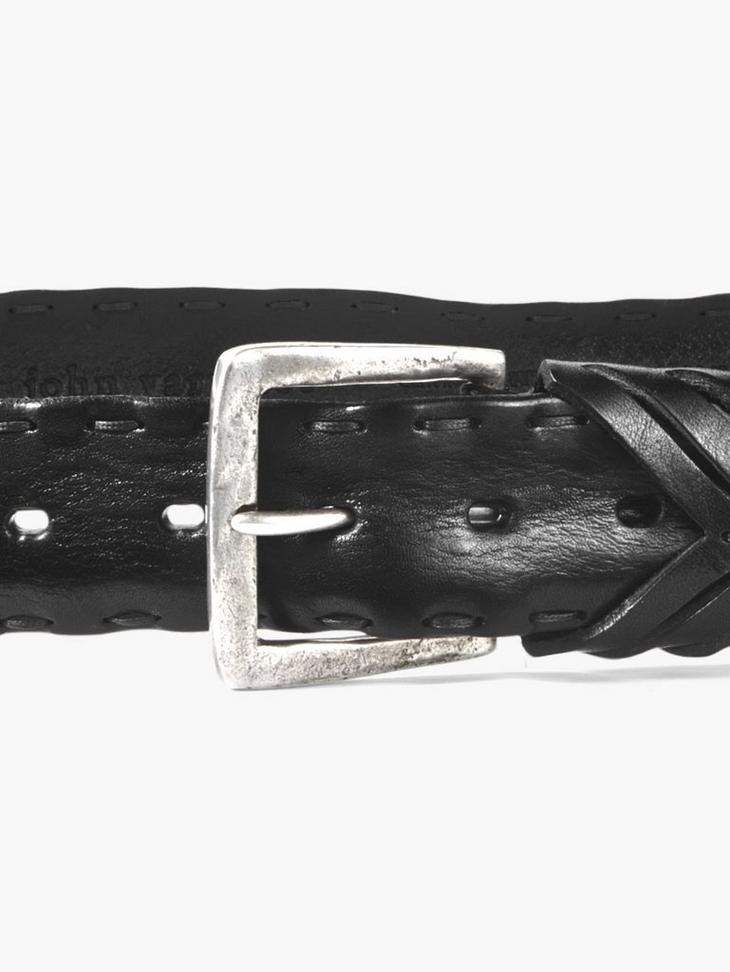 Heavy Stitched Leather Belt image number 2