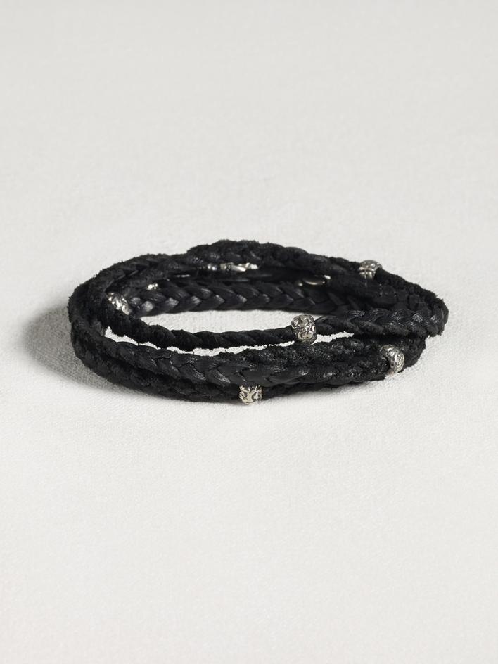 Leather Wrap Bracelet image number 1