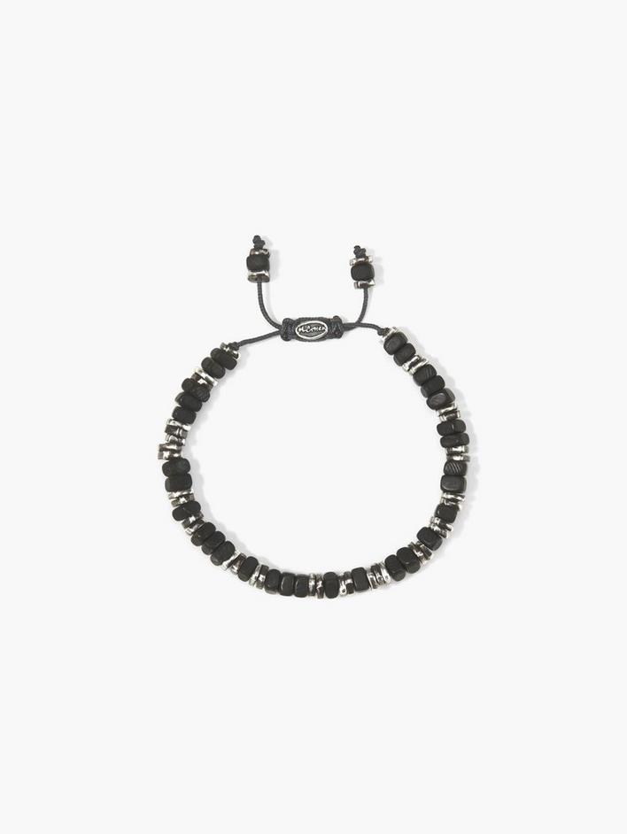 Black Horn & Silver Bracelet image number 2