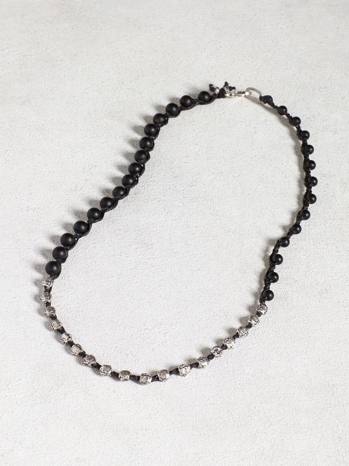 Black Onyx Beaded Necklace image number 2