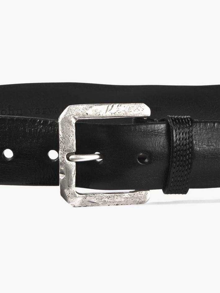 Stitch Detailed Leather Belt image number 2
