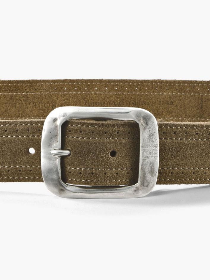 35MM PERF EDGE SUEDE W/ HAMMERED O-BUCKLE image number 2