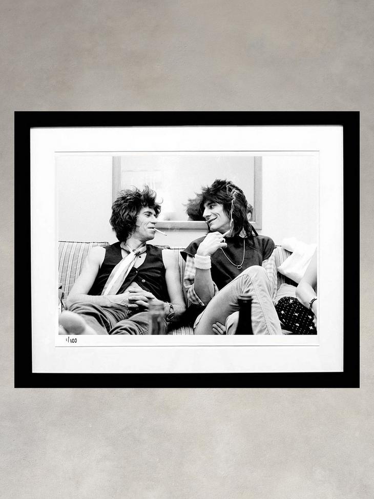 Keith Richards & Ronnie Wood by Michael Putland image number 1