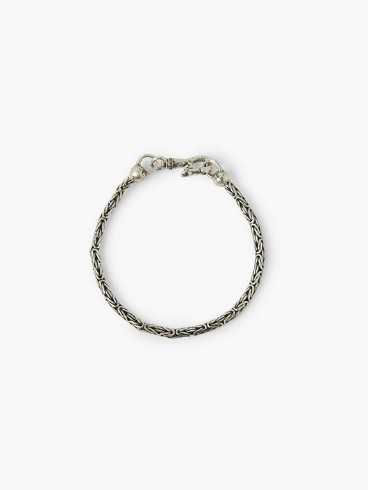 Silver Woven Chain Bracelet image number 2