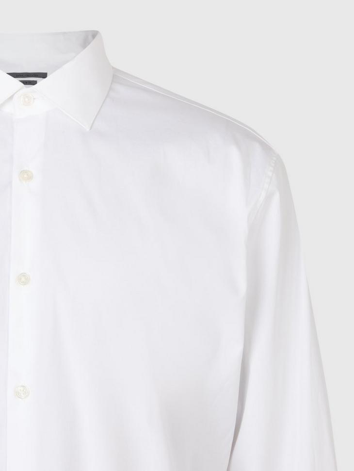SLIM FIT DRESS SHIRT WITH FRENCH CUFF image number 3
