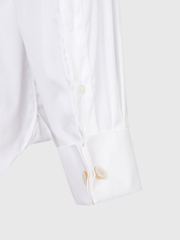 SLIM FIT DRESS SHIRT WITH FRENCH CUFF image number 4