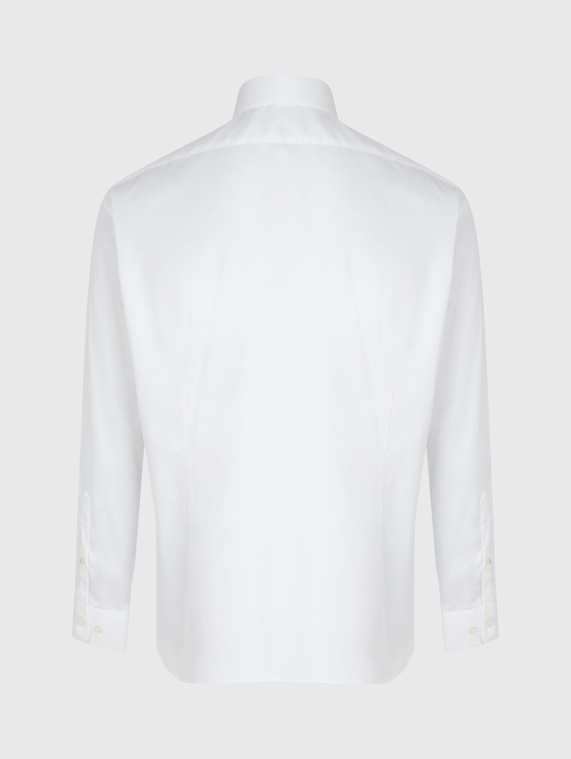 SLIM FIT DRESS SHIRT WITH EDGE STITCH image number 2