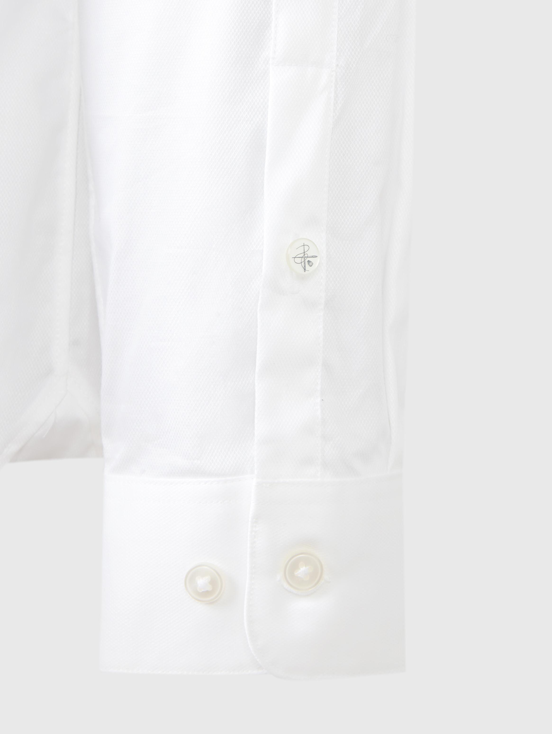 SLIM FIT DRESS SHIRT WITH EDGE STITCH image number 4