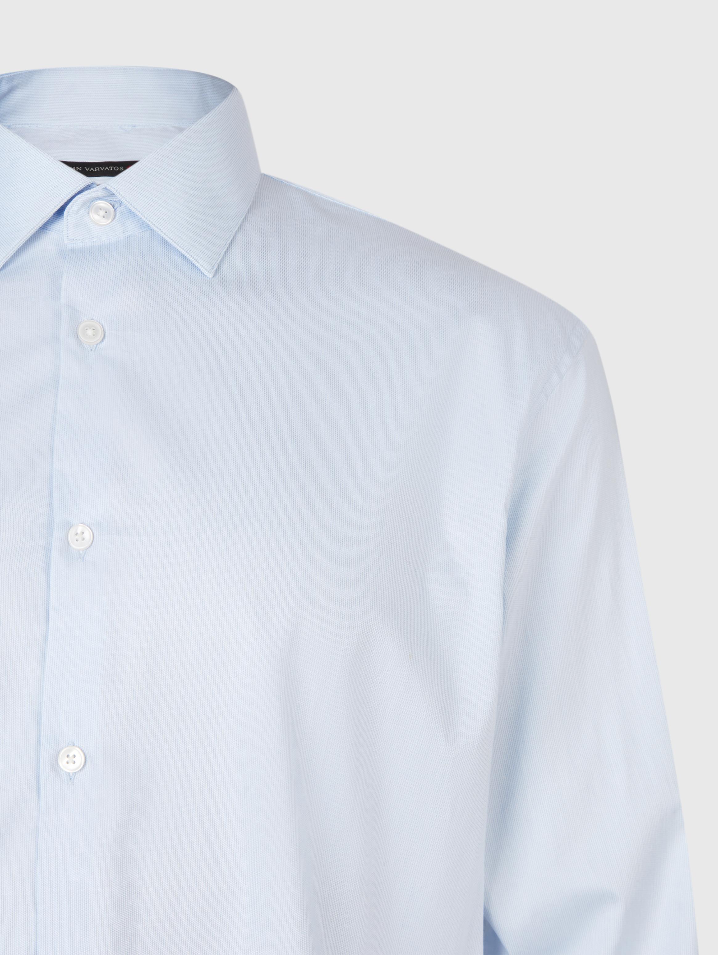 SLIM FIT DRESS SHIRT WITH UNDERPLACKET image number 3