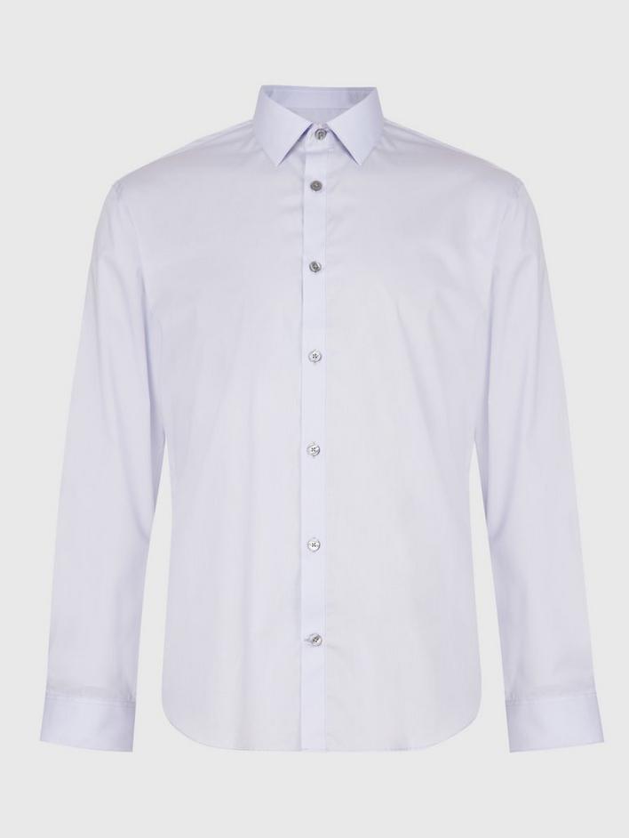 RICK SLIM FIT DRESS SHIRT WITH SPREAD COLLAR image number 1