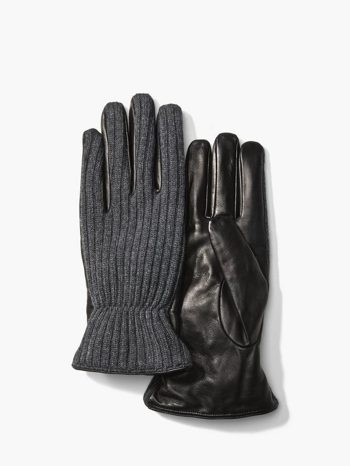 WOOL & LEATHER GLOVES image number 1