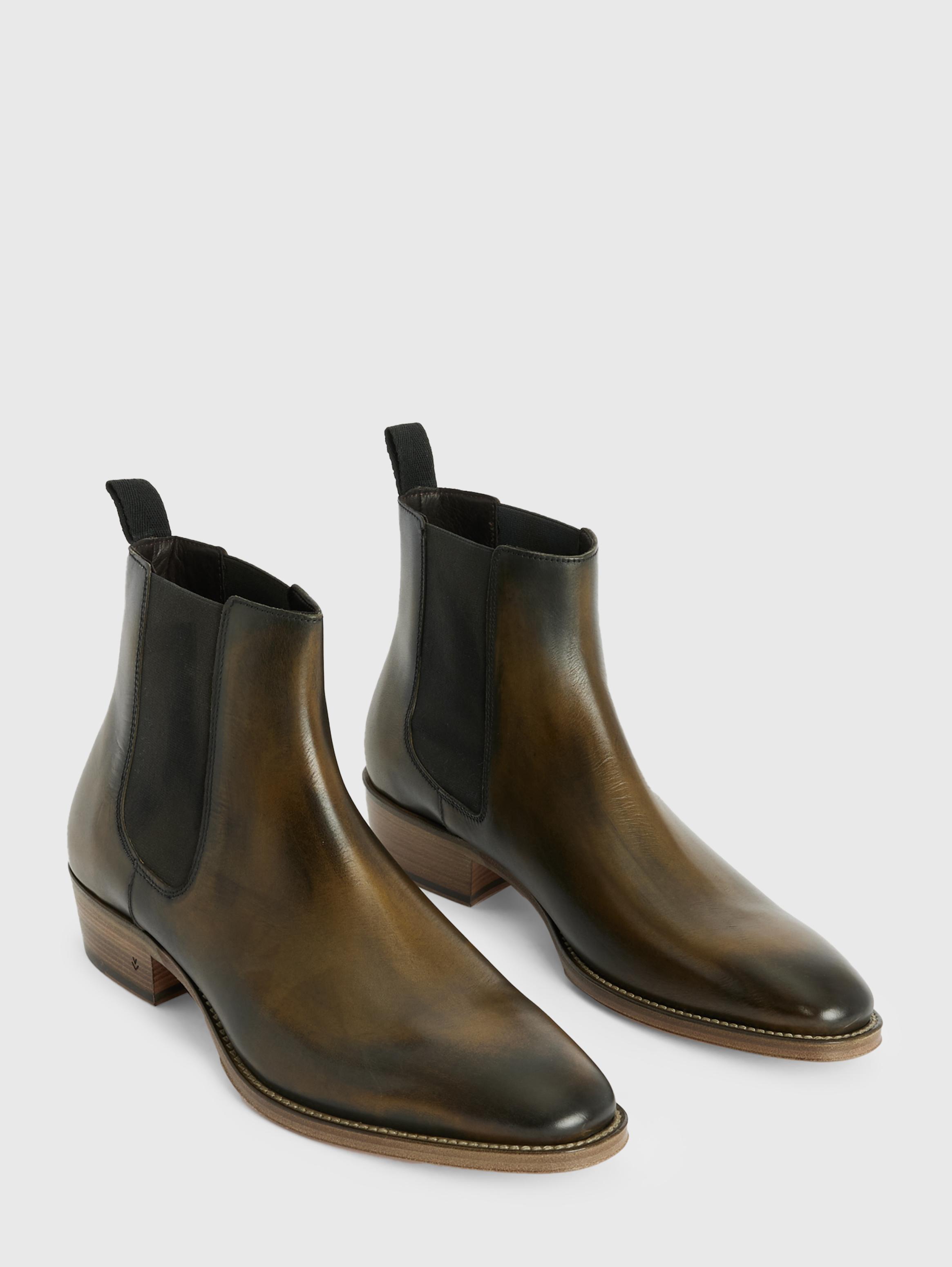 Zara brown outlet chelsea boots