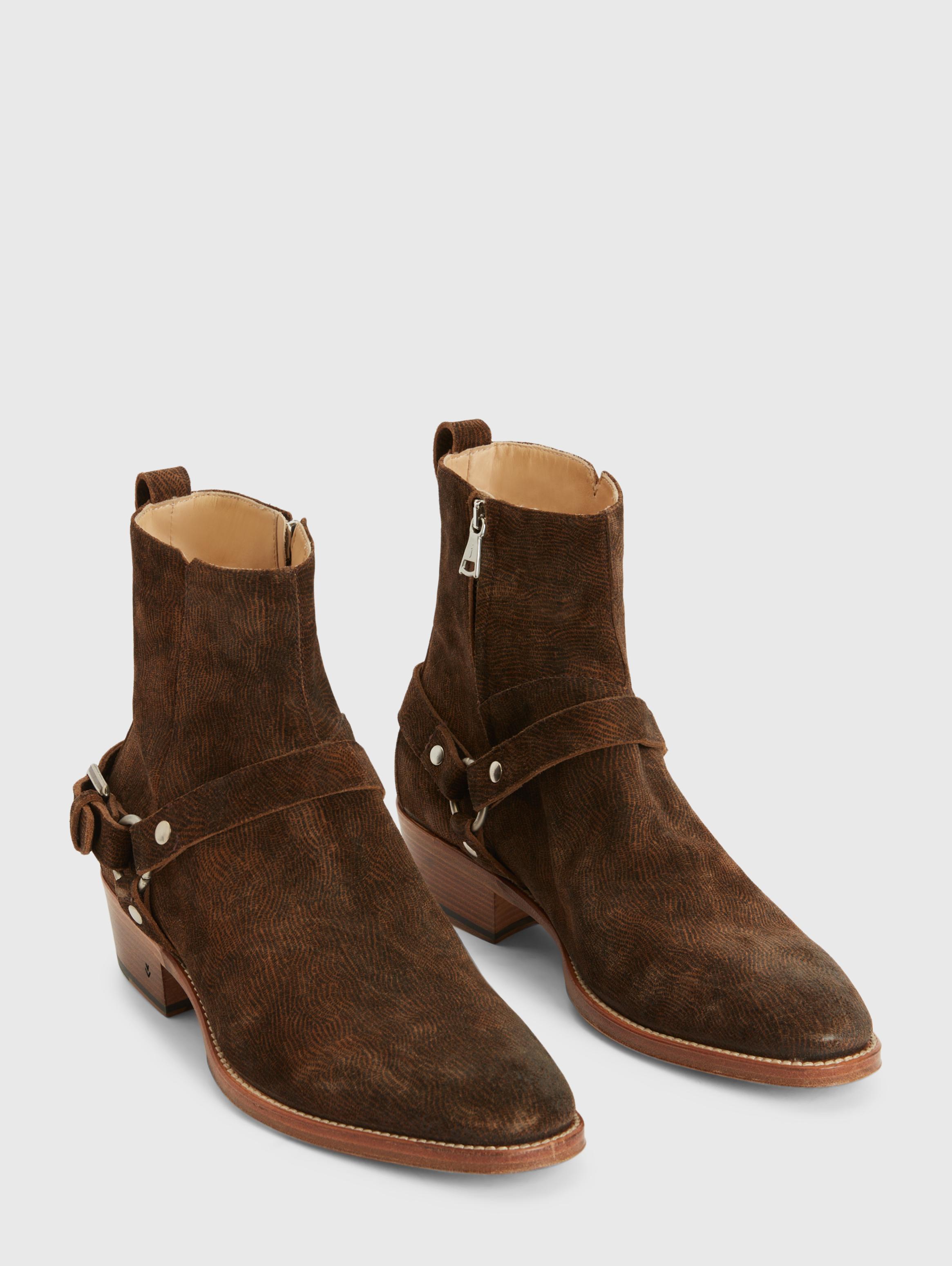 John varvatos store suede boots