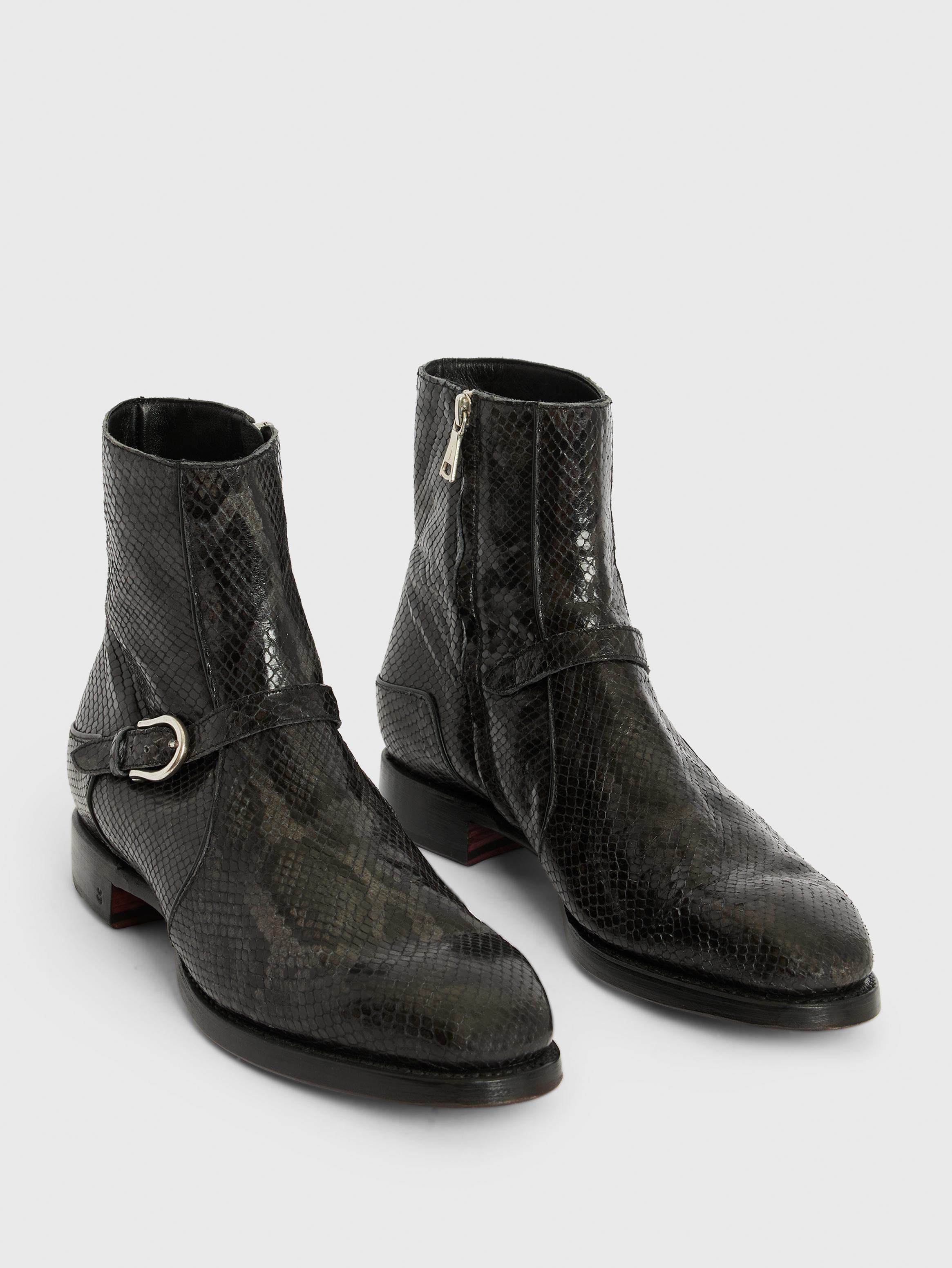 John Varvatos Stanley Tall Lace Boot in Black for Men