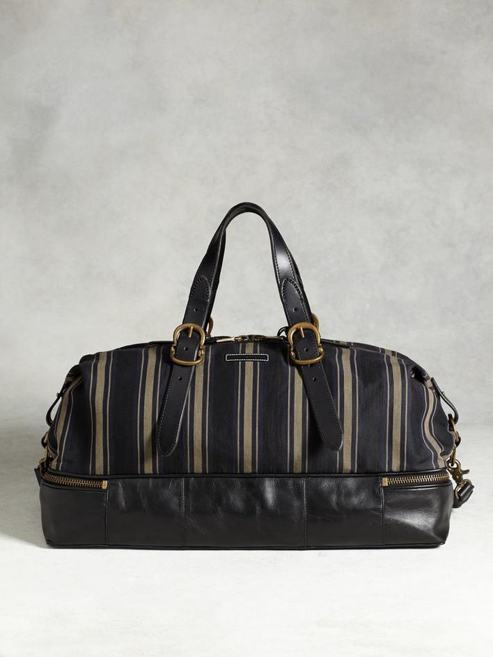 Bleeker Bold Stripe Zip Compartment Duffle image number 2