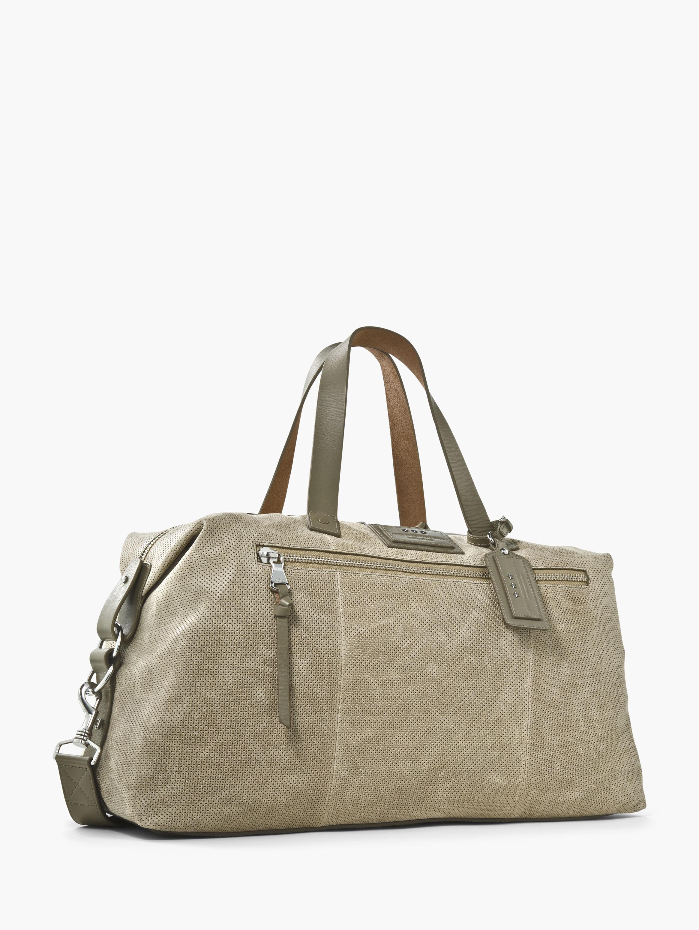 Perforated Suede Duffle image number 1