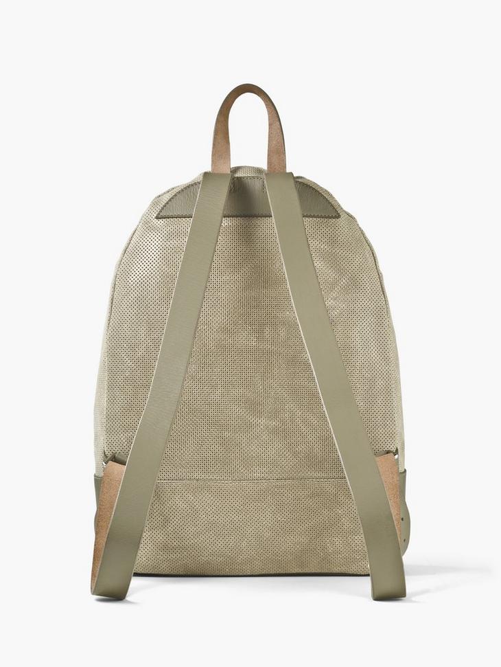 Perforated Suede Backpack image number 2