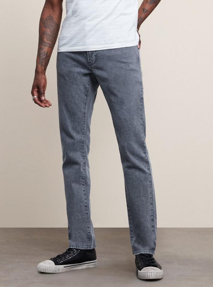 BOWERY SLIM STRAIGHT FIT JEAN -  NATE WASH image number 1