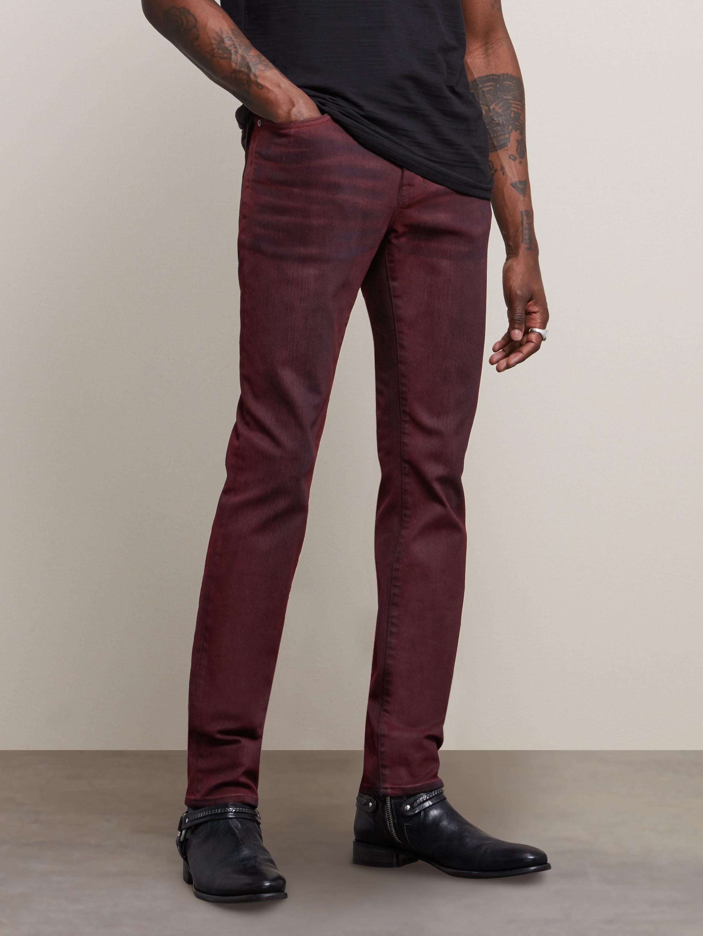 WIGHT SKINNY STRAIGHT FIT JEAN - GREGORY WASH image number 2
