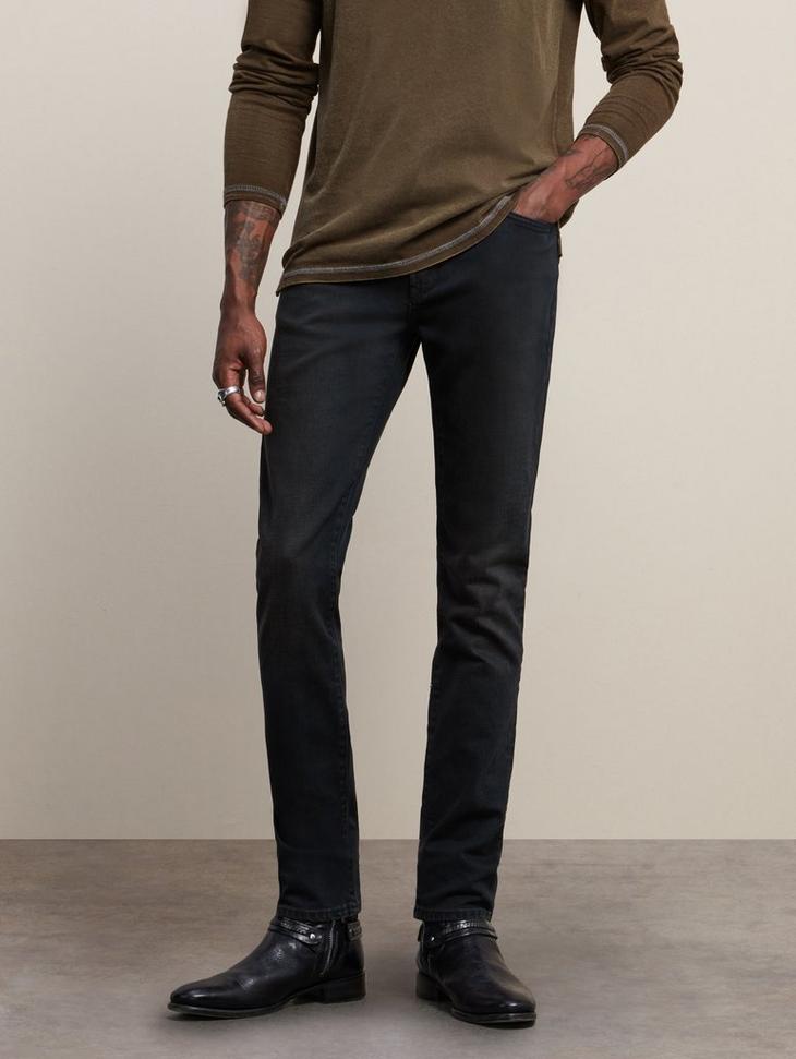 WIGHT SKINNY STRAIGHT FIT JEAN - JONNIE WASH image number 2