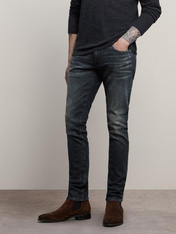 MATCHSTICK SKINNY FIT JEAN - SPENCE WASH image number 1