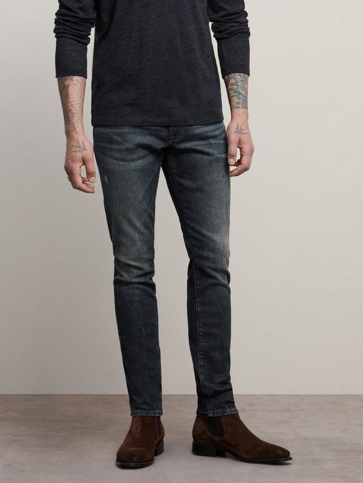 MATCHSTICK SKINNY FIT JEAN - SPENCE WASH image number 2