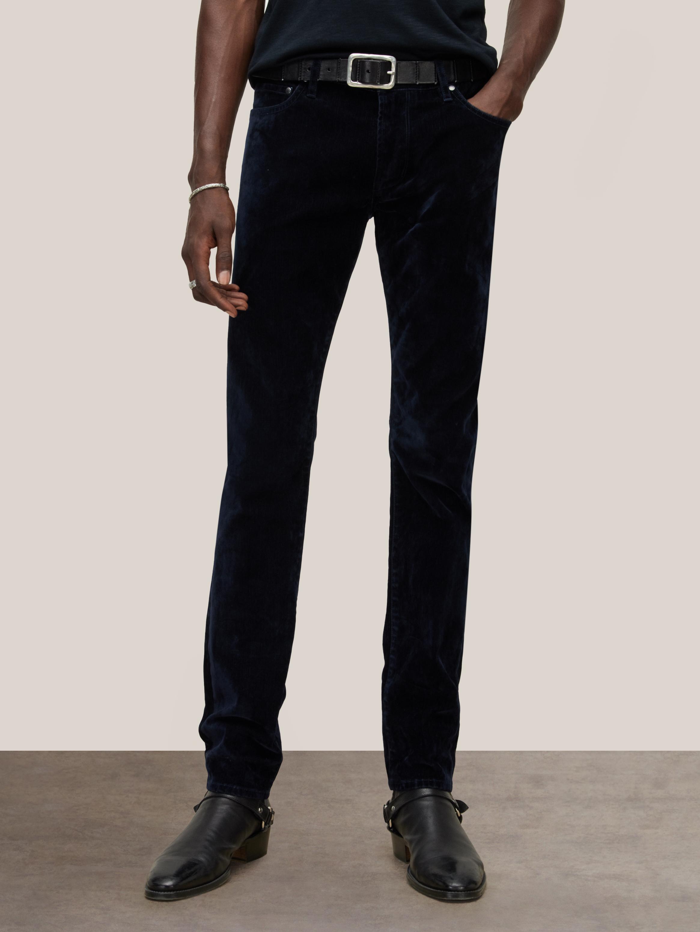 J702 - FLOCKED DENIM | John Varvatos