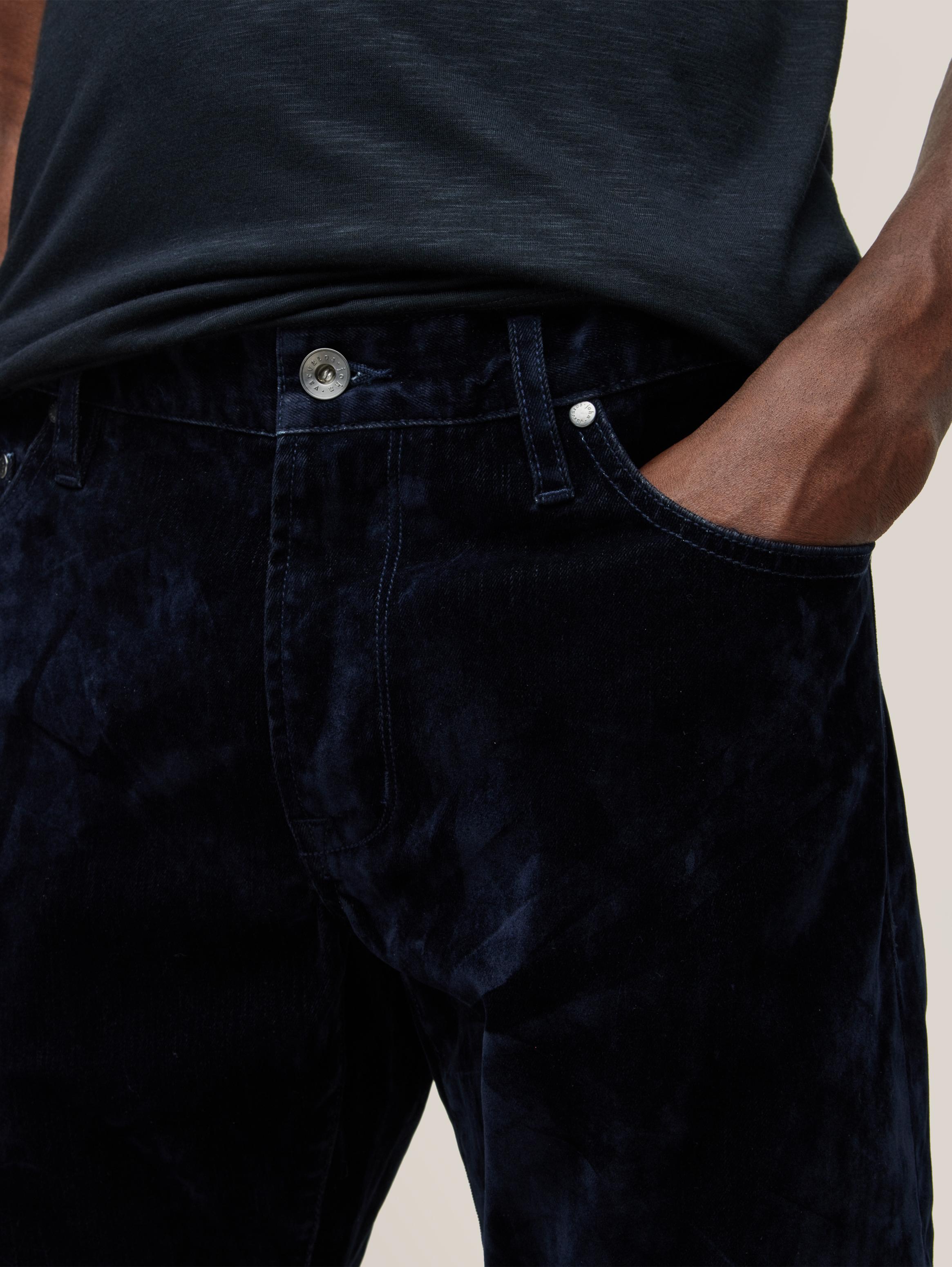 J702 - FLOCKED DENIM image number 2