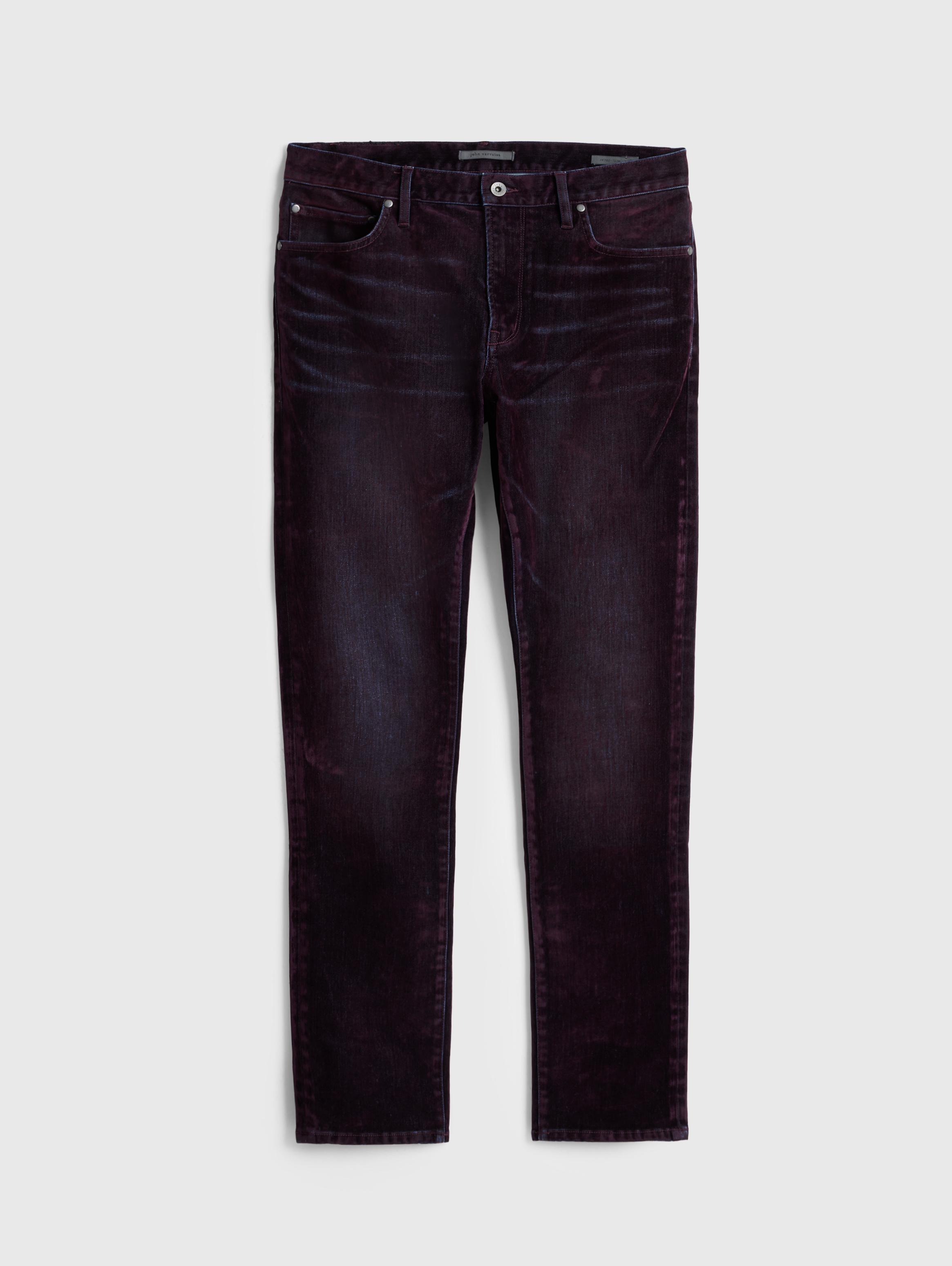 Flocked Monogram Denim Jeans - Men - OBSOLETES DO NOT TOUCH