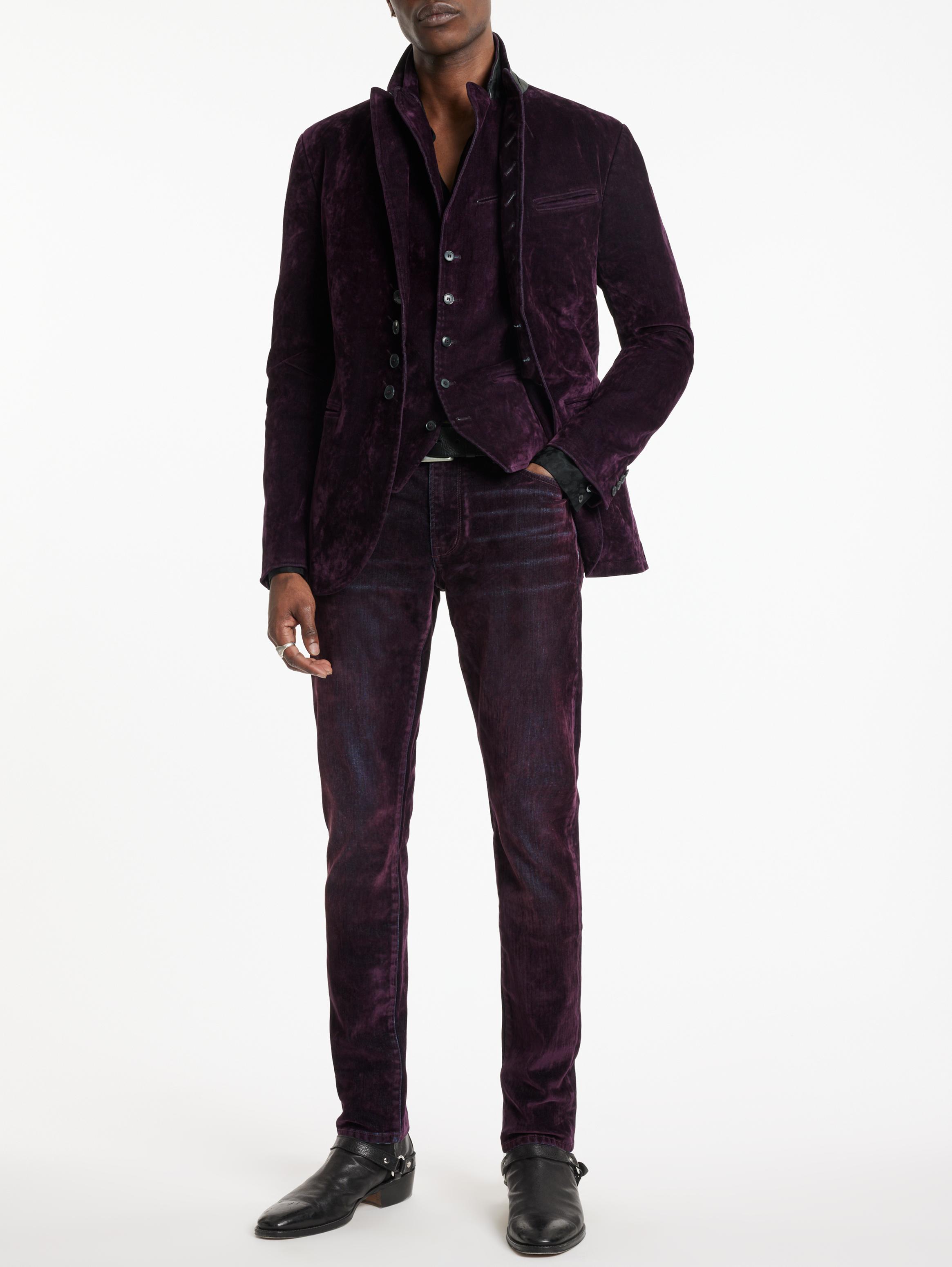 J702 - FLOCKED DENIM image number 4