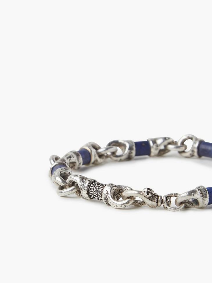 Linked Lapis Beads Bracelet image number 3