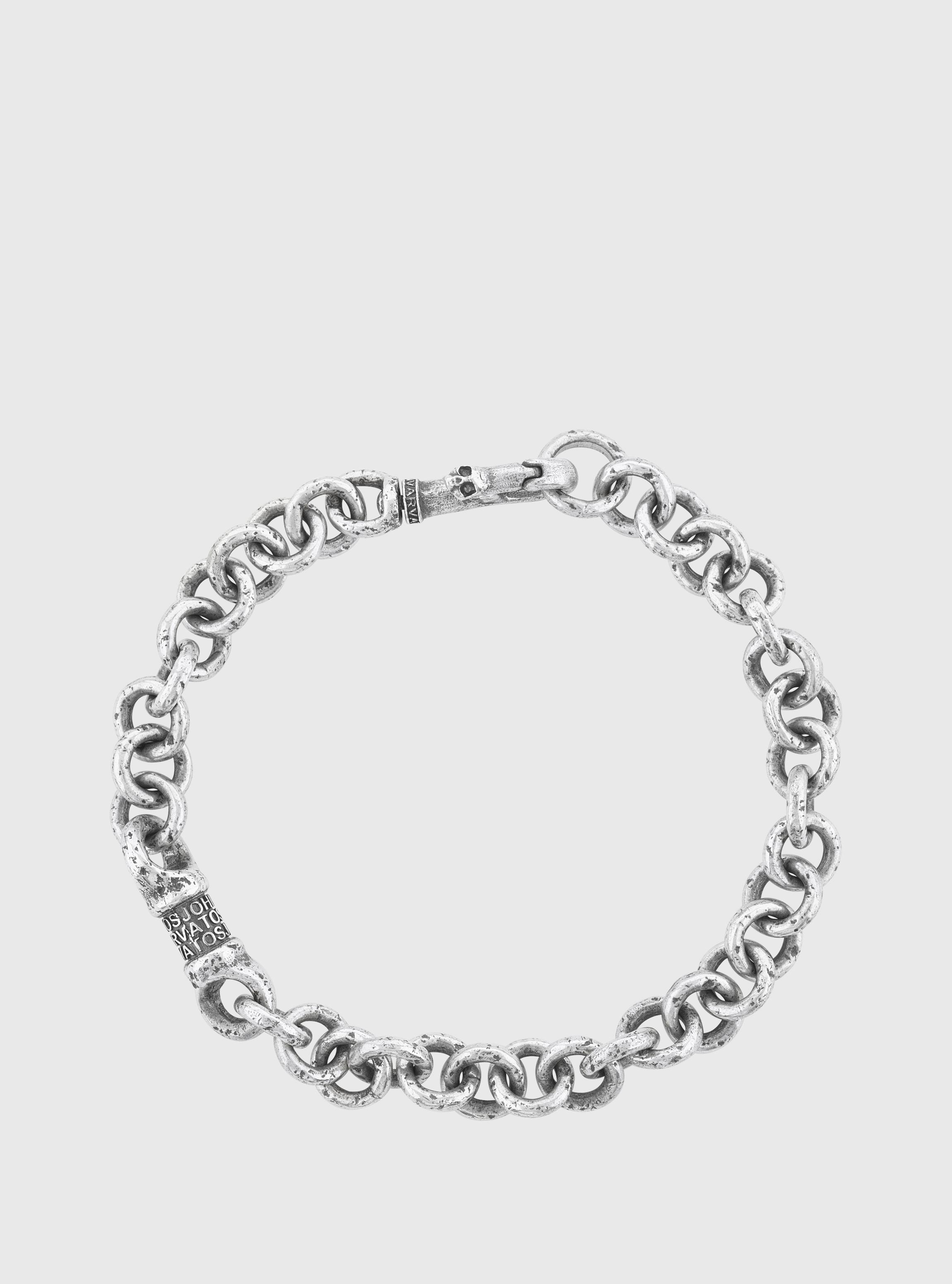 LINK BRACELET IN STERLING SILVER image number 2