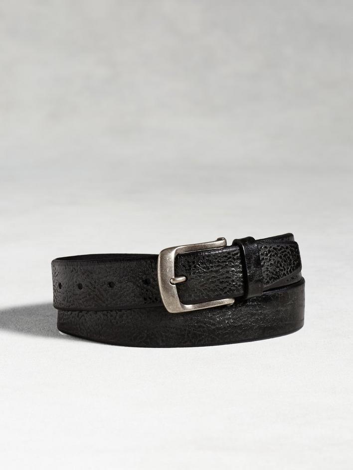 Pebbled Leather Belt image number 1