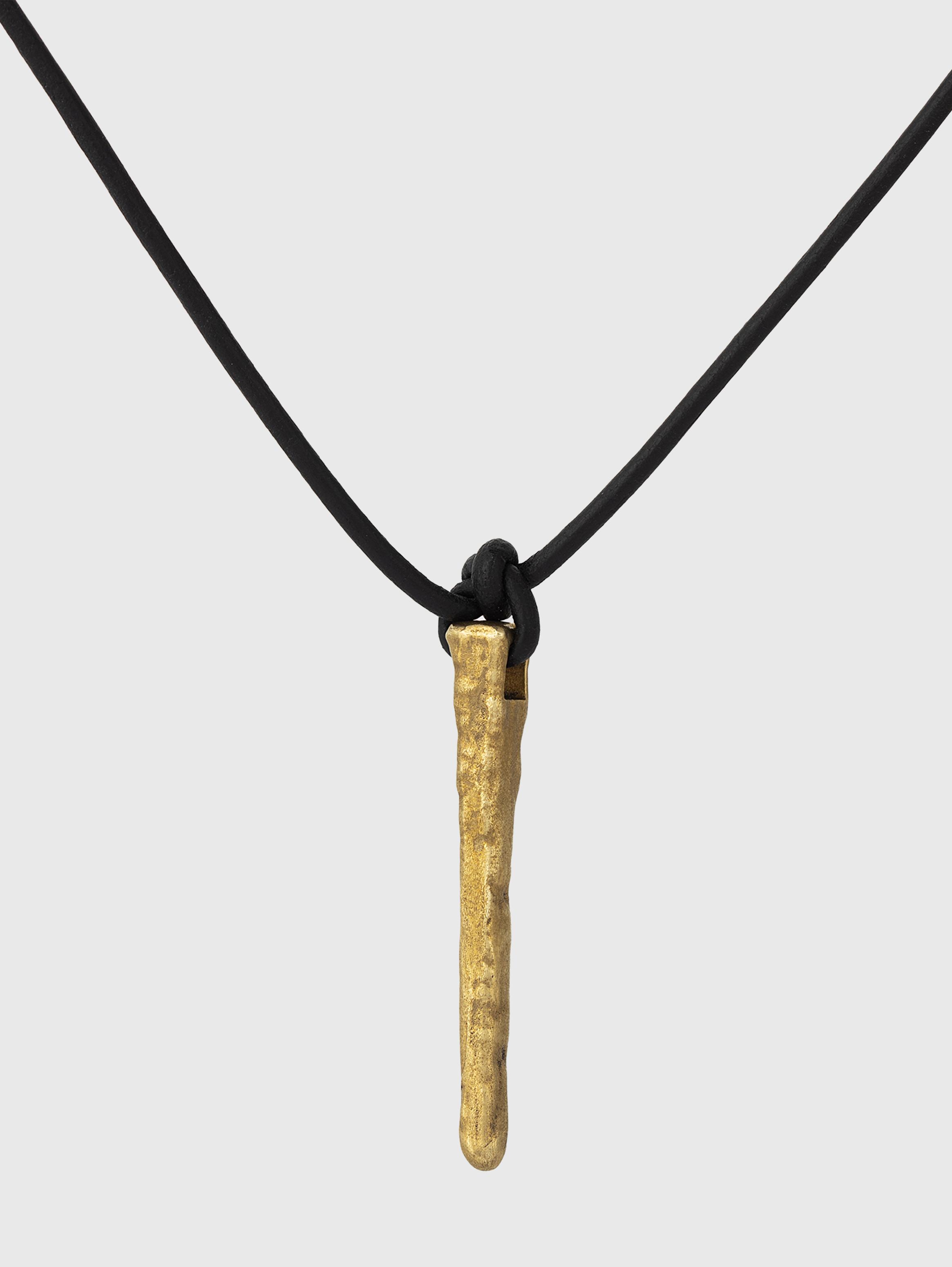 NAILS BRASS NECKLACE