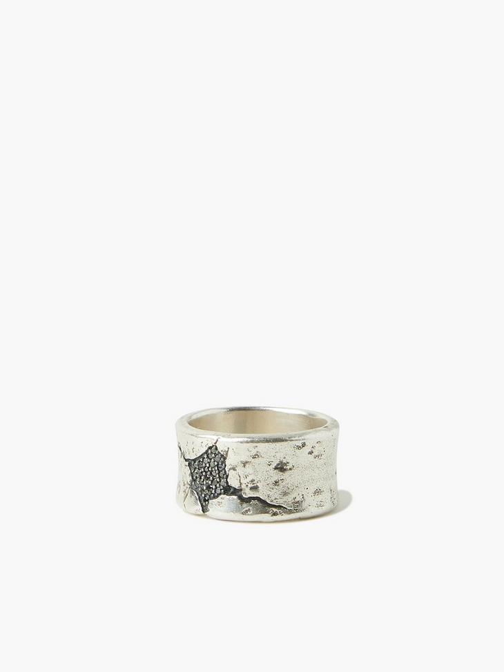 Sterling Silver Wide Band Ring image number 1