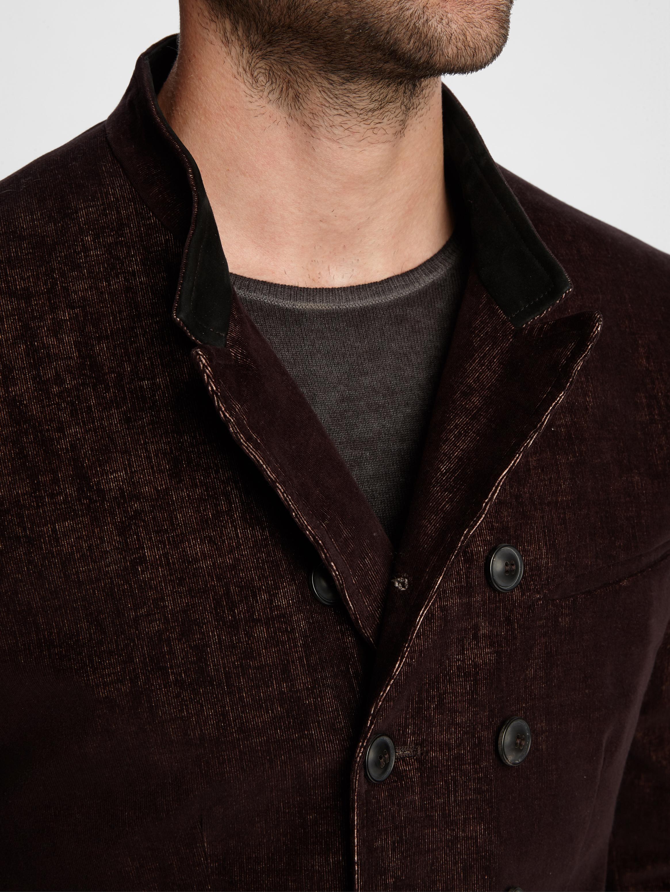 CORDUROY DOUBLE-BREASTED JACKET image number 3