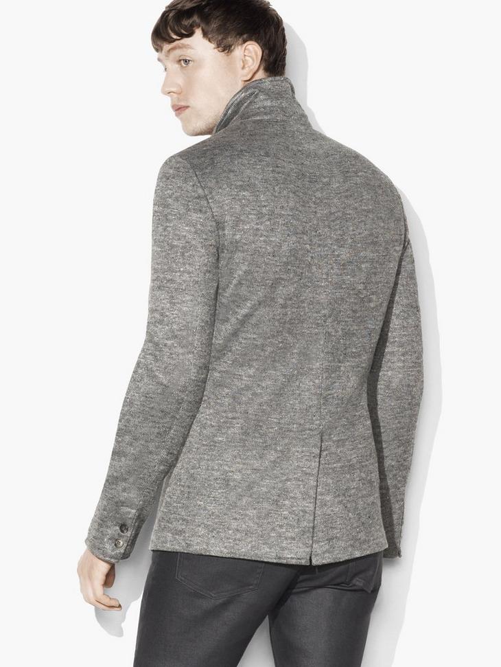 Linen Metallic Sweater Jacket image number 2