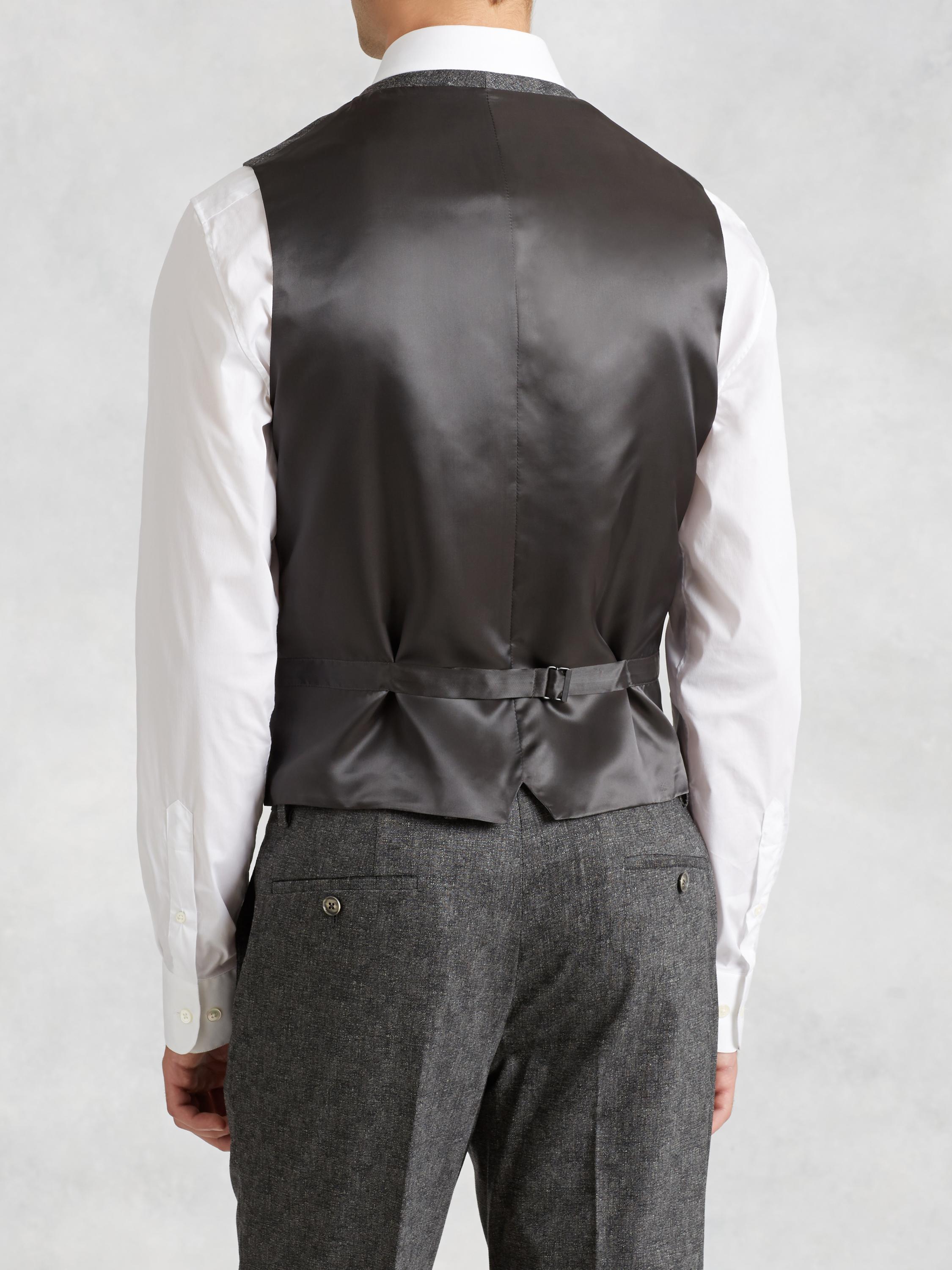 Slim Fit Tailored Vest image number 2