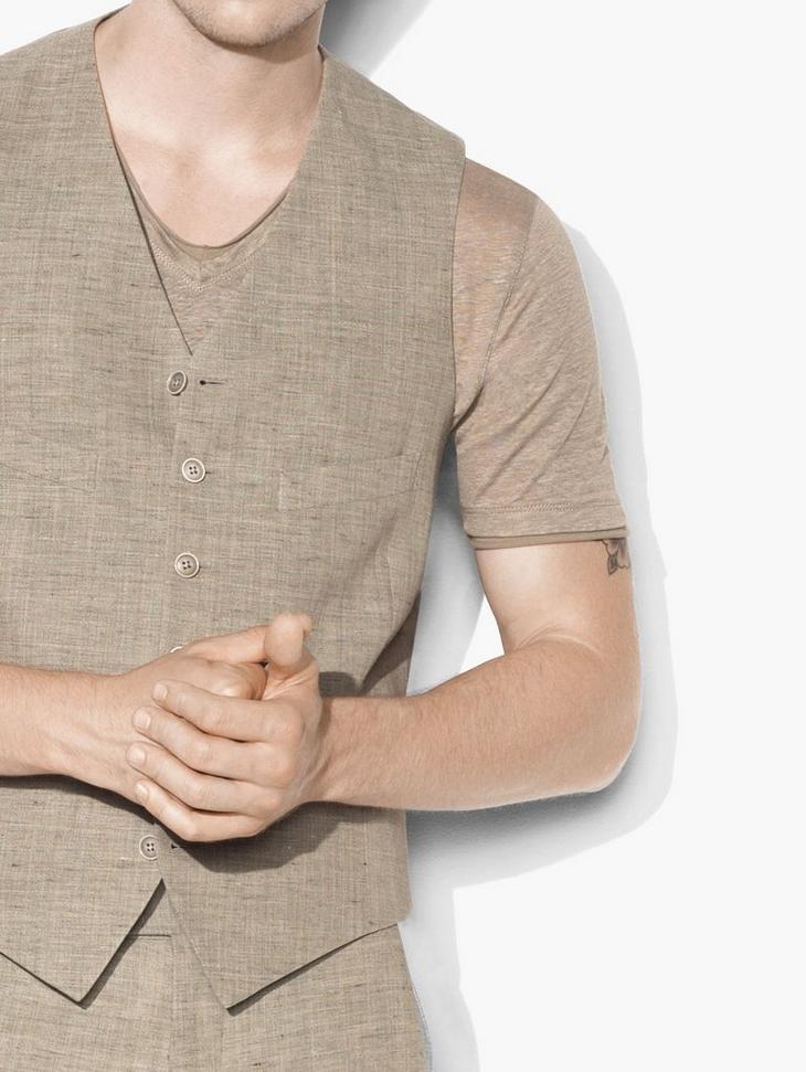 Austin Wool & Linen Vest image number 3