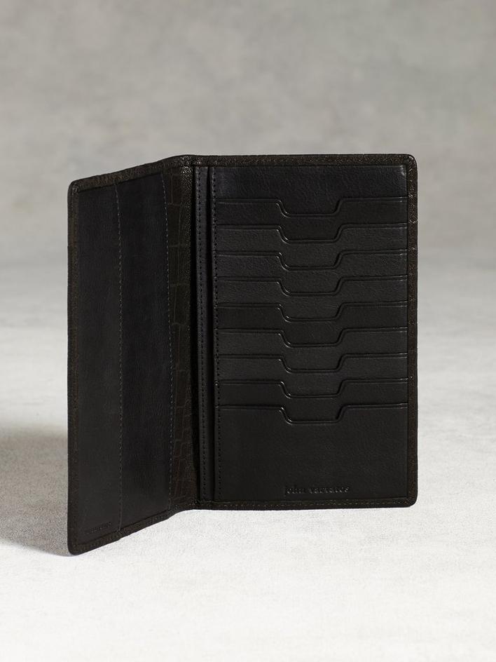Croc-Embossed Pocket Wallet image number 3