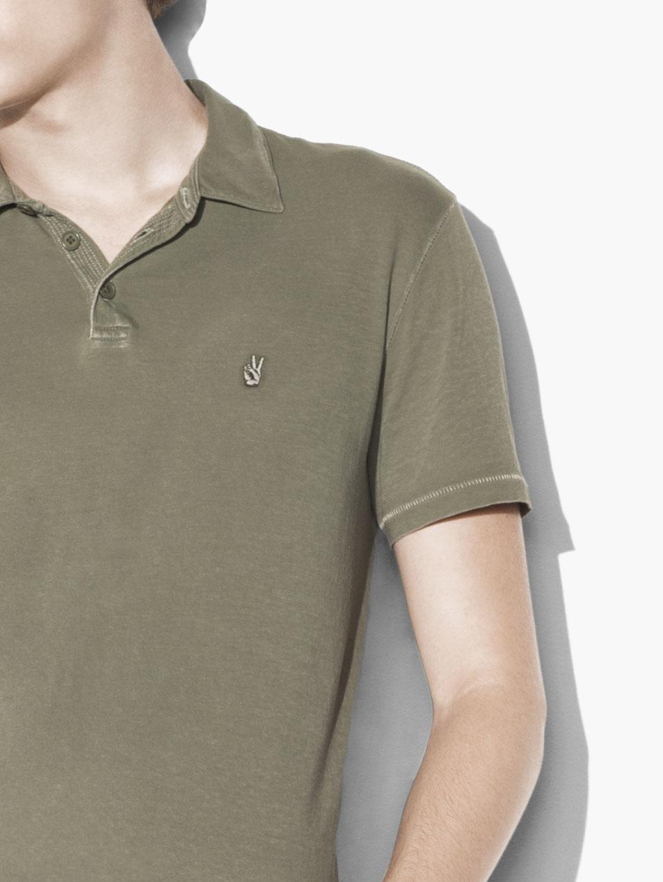 Soft Collar Peace Polo image number 3