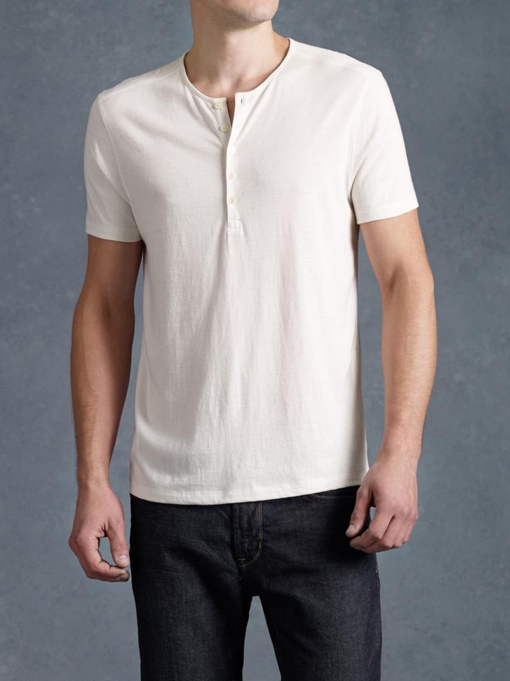SS KNIT HENLEY image number 1
