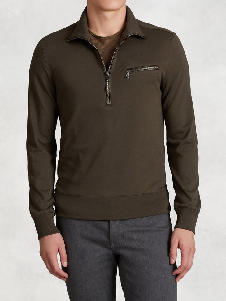 Long Sleeve Half-Zip Pullover image number 1