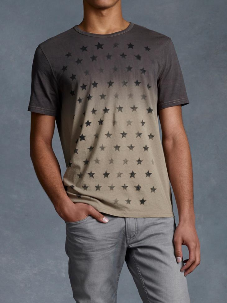 All Over Star With Degrade Tee image number 1