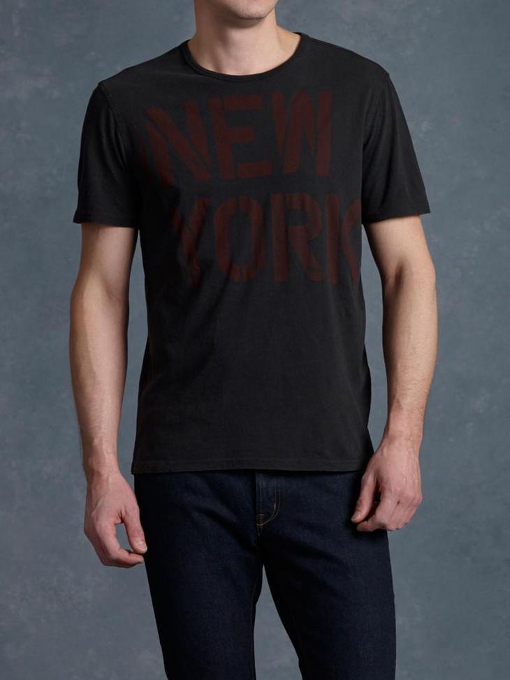 New York Stenciled Graphic Tee image number 1